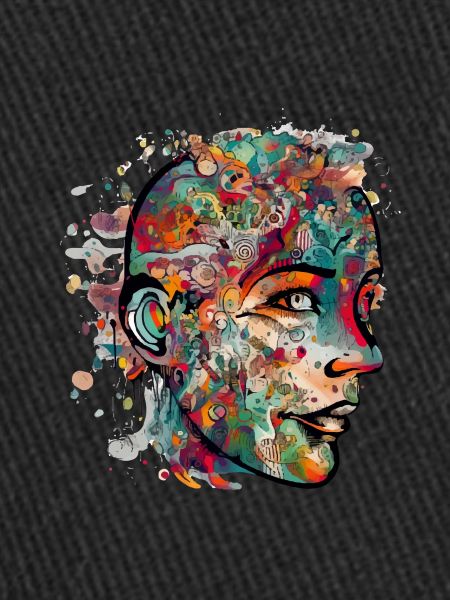 The flowery face