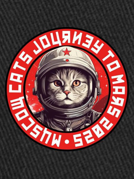 Astronaut Cat Logo - Soviet
