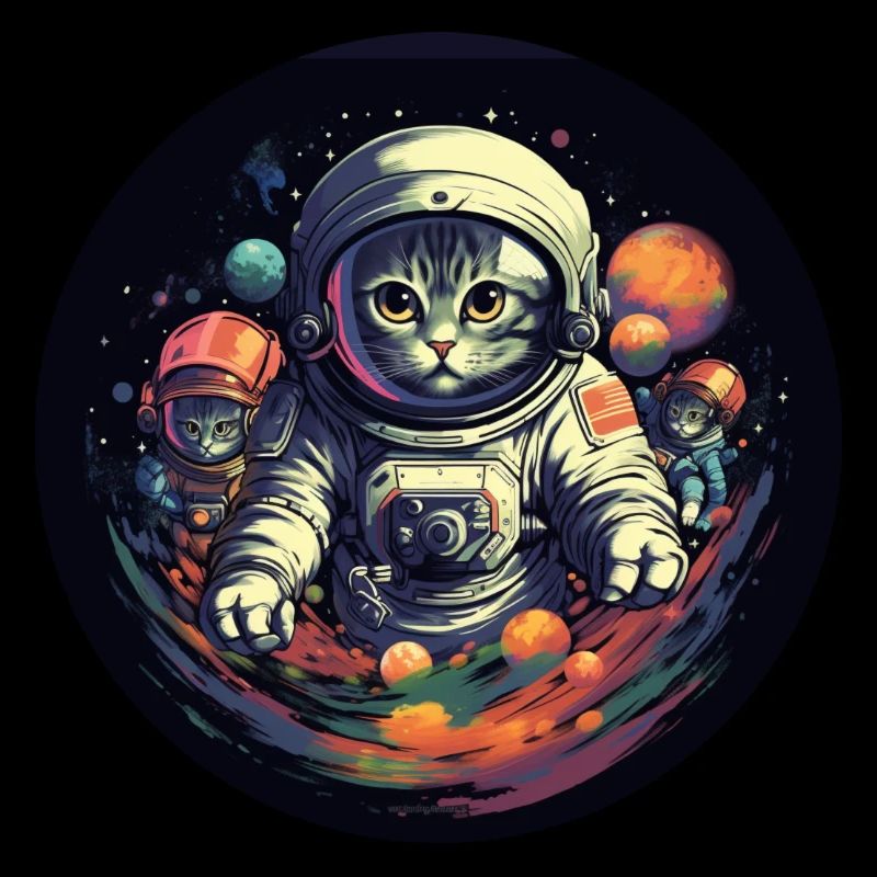 Les chats dans l’espace: pattes aventureuses dans le cosmos