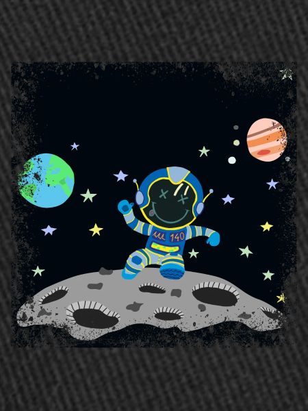 astronaute bleu bleu grunge