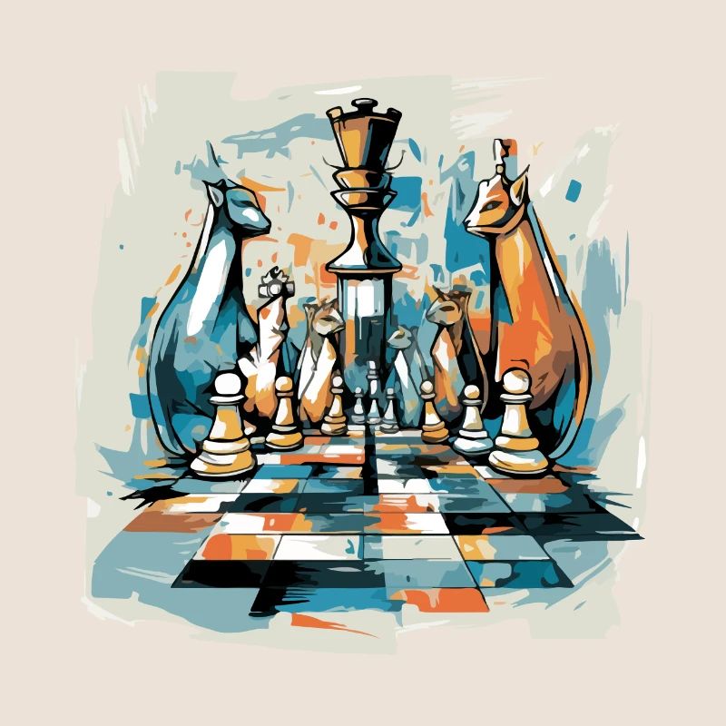 Chats et jeu d'échecs