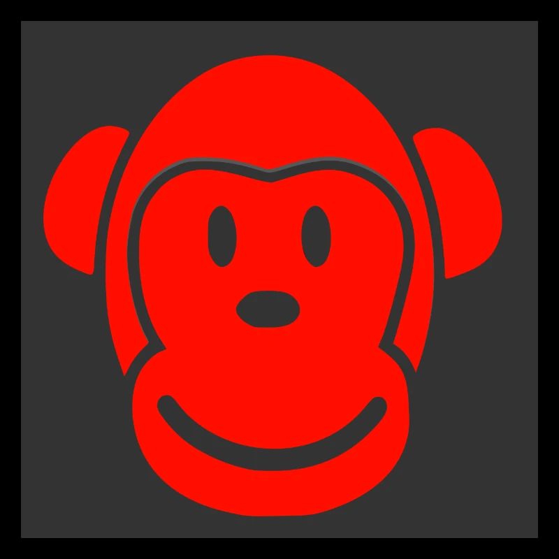 Glücklicher Affe Happy Monkey