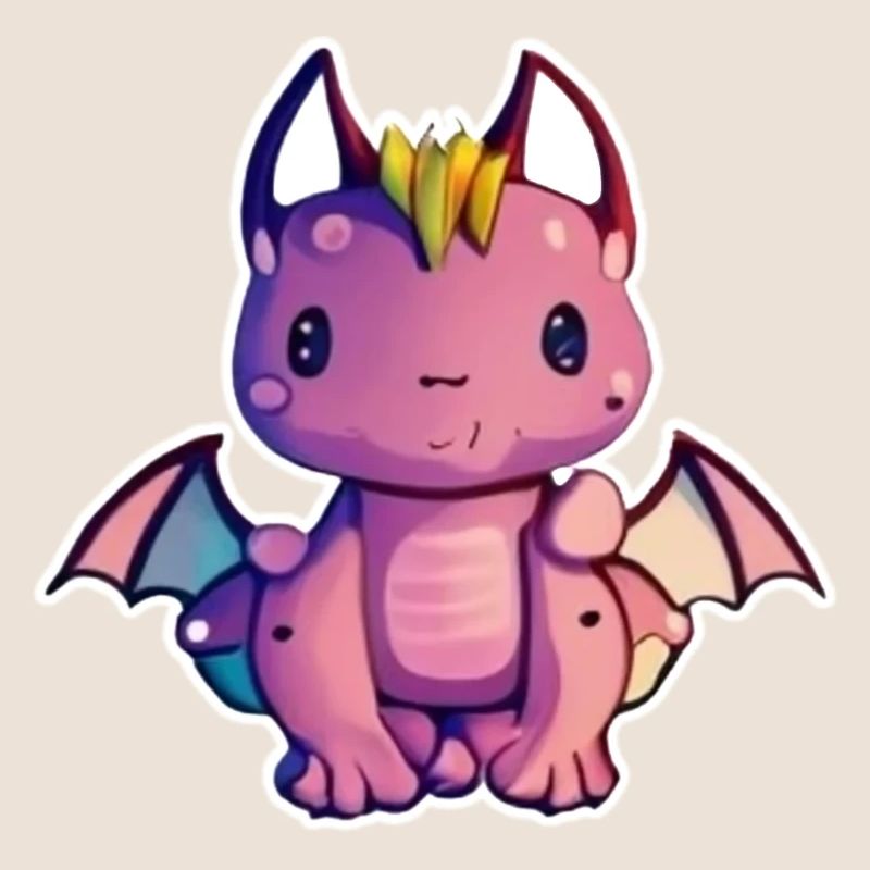 Mignon Bébé Dragon