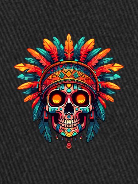 Aztec skull 002