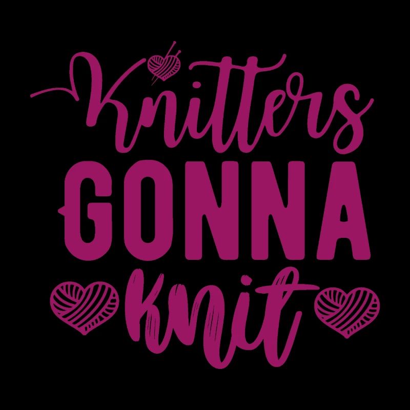 Knitters going to knit, knitting, crocheting, needlework