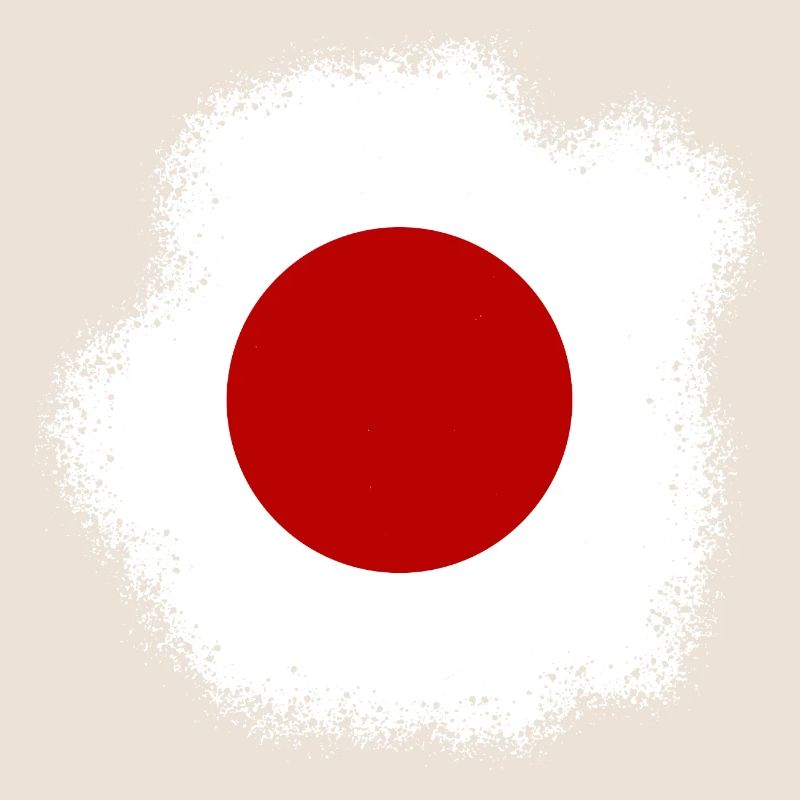Drapeau du Japon utilisé Look Nihon drapeau japonais
