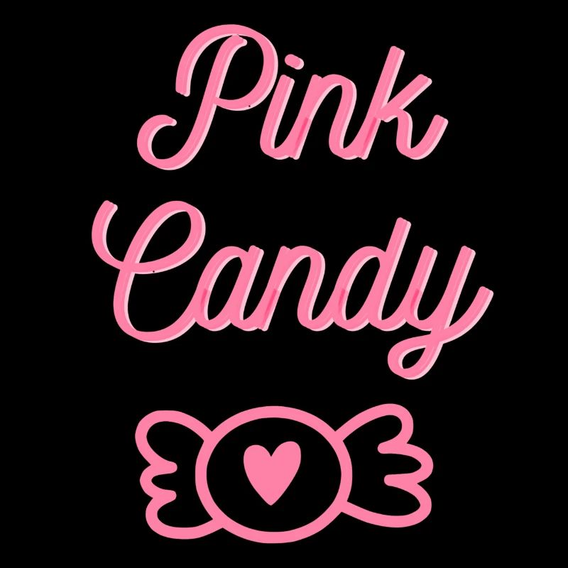 Pink candy