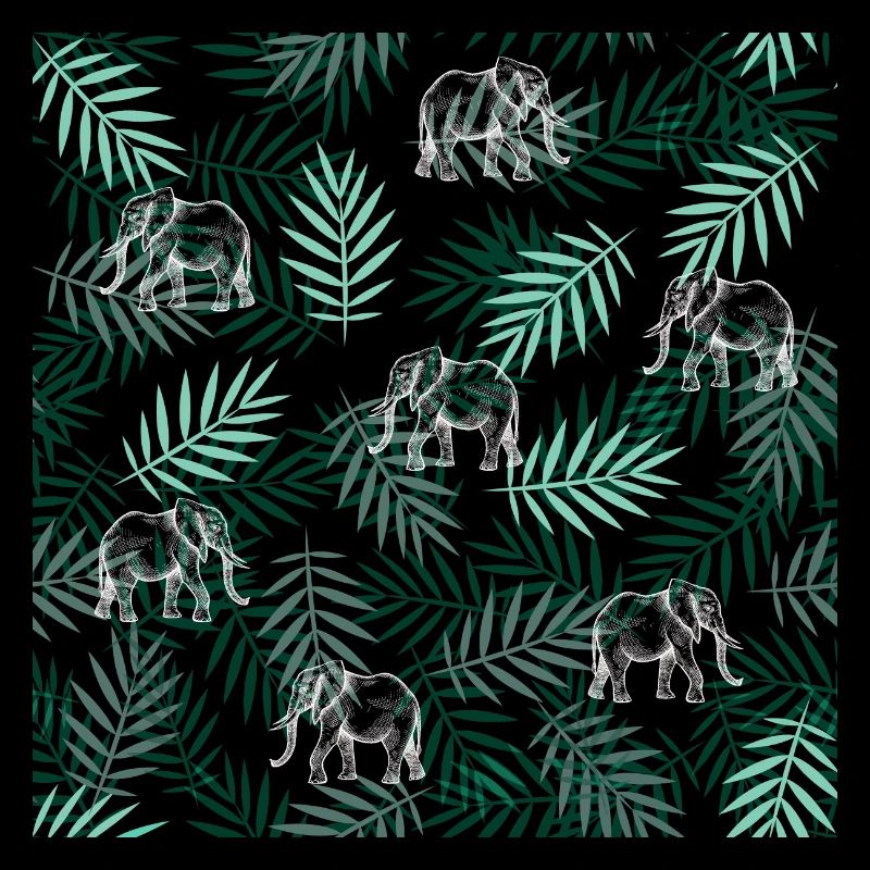 Modèle d’éléphant Elefanten-Muster