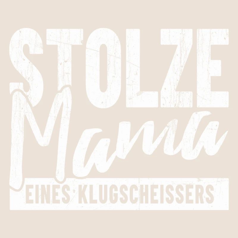 Stolze Mama eines Klugscheißers