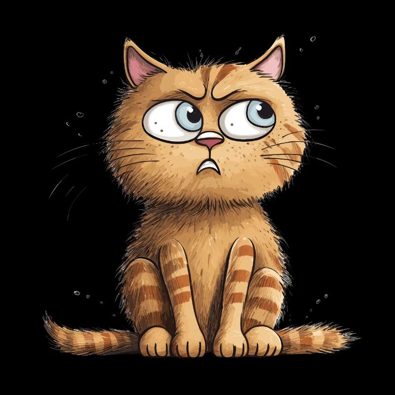 Chaton mignon aux yeux suspects