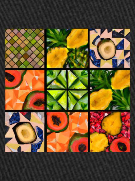Tropical Fruits Mosaic