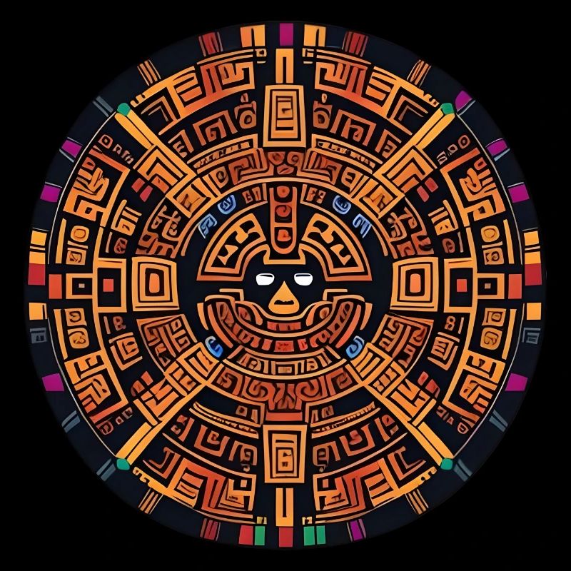 Maya-Indisches Azteken-Design