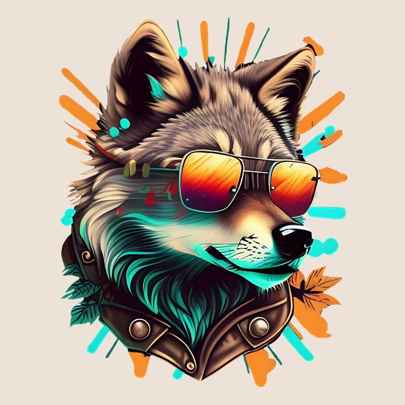 cooler Wolf
