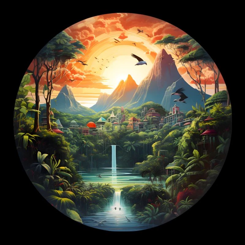 Une île tropicale déserte