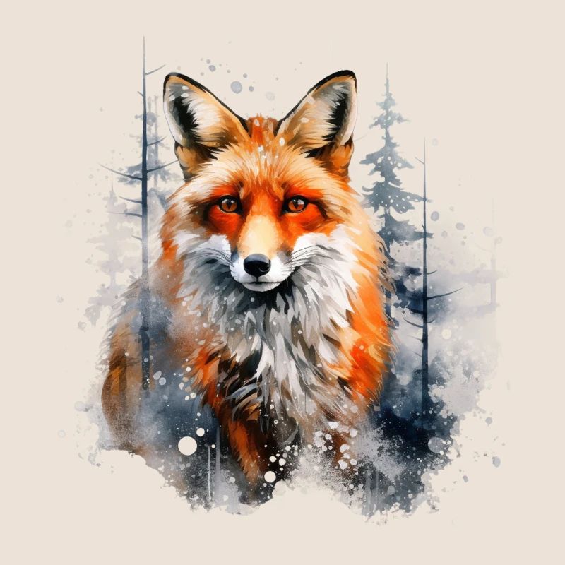 Rotfuchs, Schnee