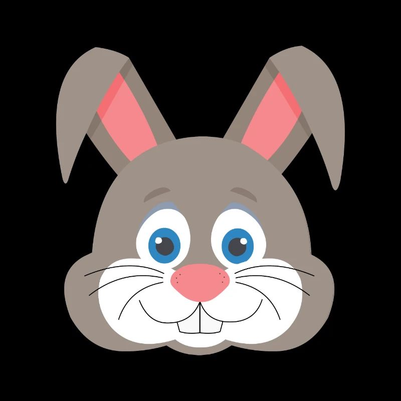 Mignon visage de lapin