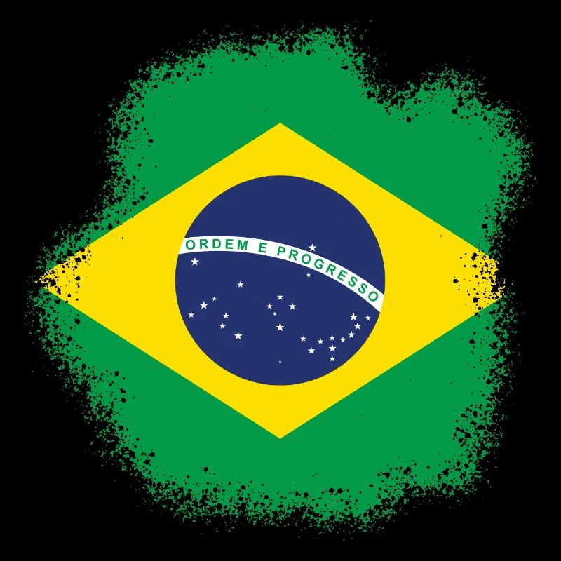Drapeau du Brésil Drapeau de l’Amérique du Sud