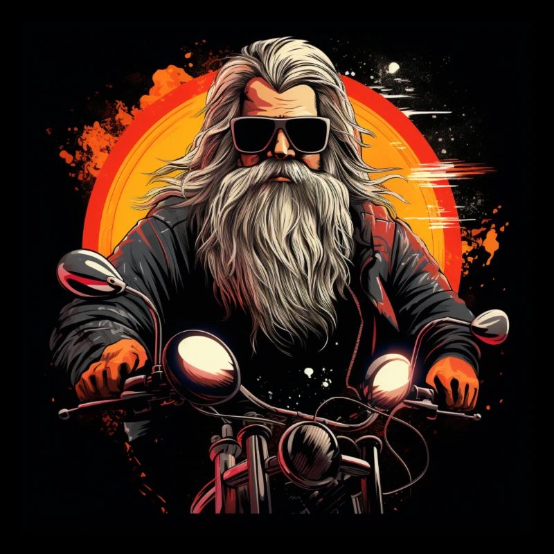 Old School Biker