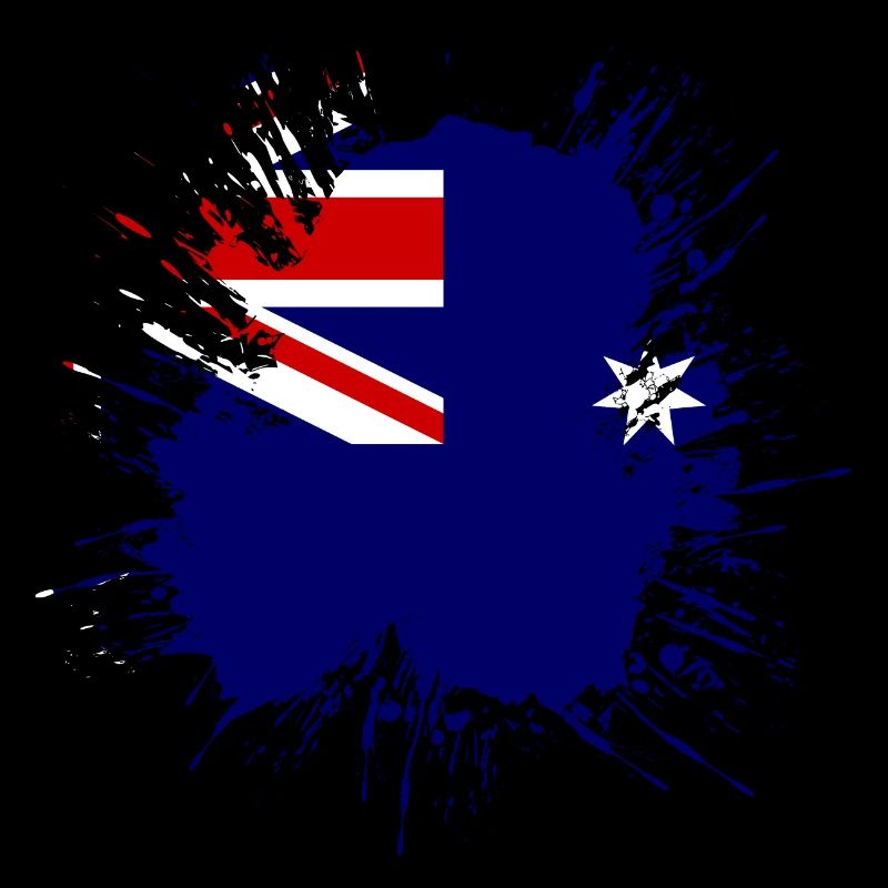Drapeau de l’Australie sous le drapeau australien