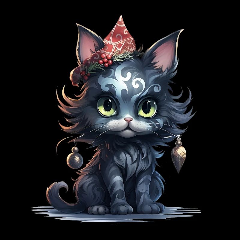Chaton de Noël