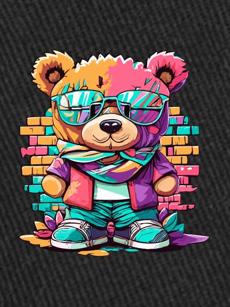 Grafitti teddy bear