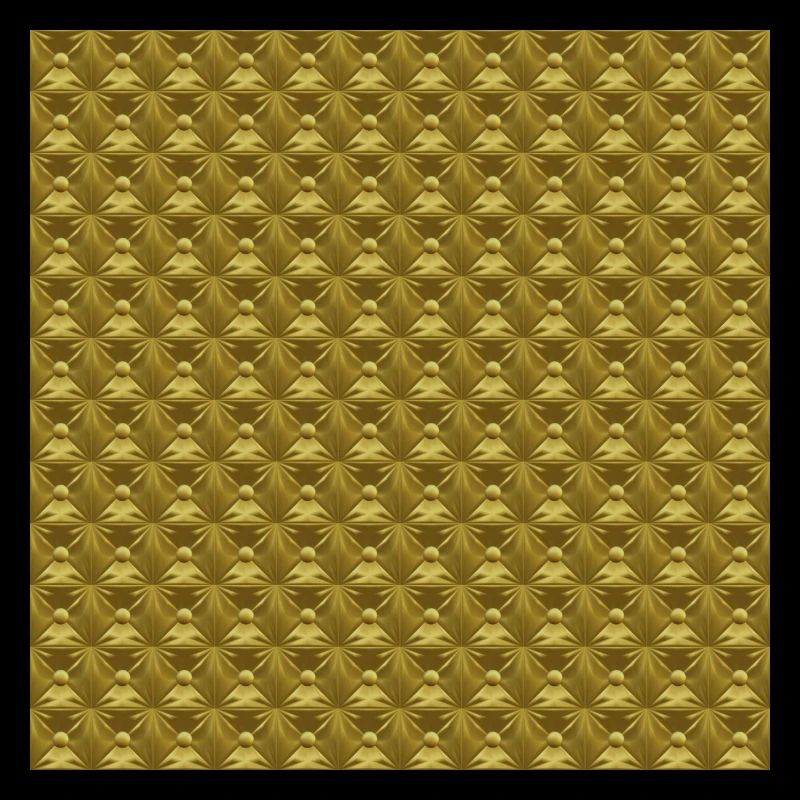 Diamond Tufting pattern Gold