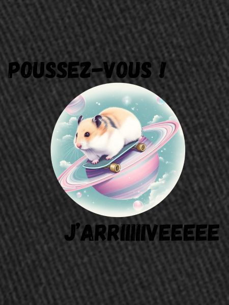 Hamster à skateboard