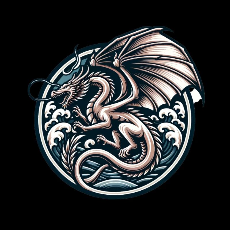 Wunderschönes Drachen-Design