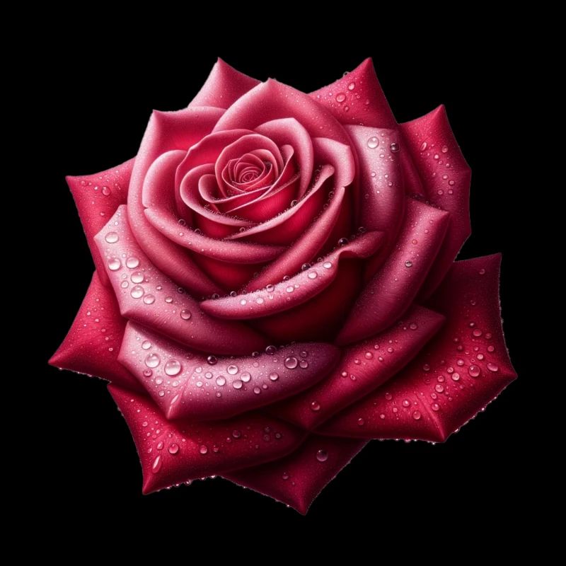Realistisches Rosendesign