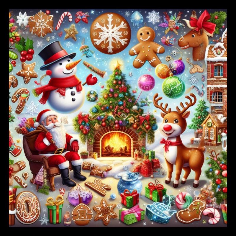 Weihnachtsmärchen-Collage