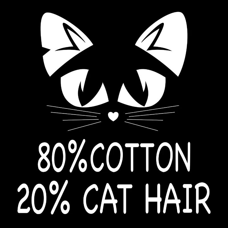80% Cotton , 20% Cat Hair