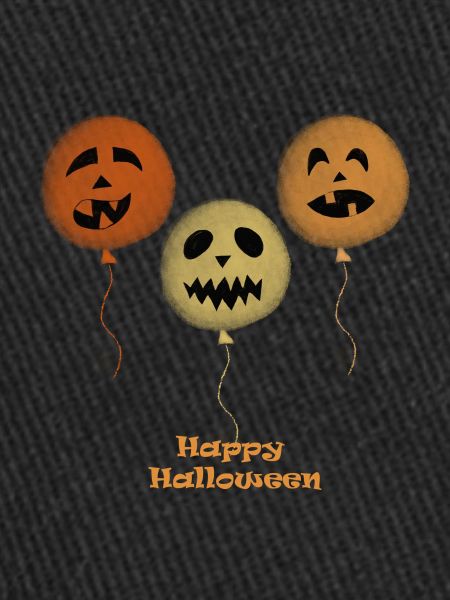 Halloween Balloon Trio