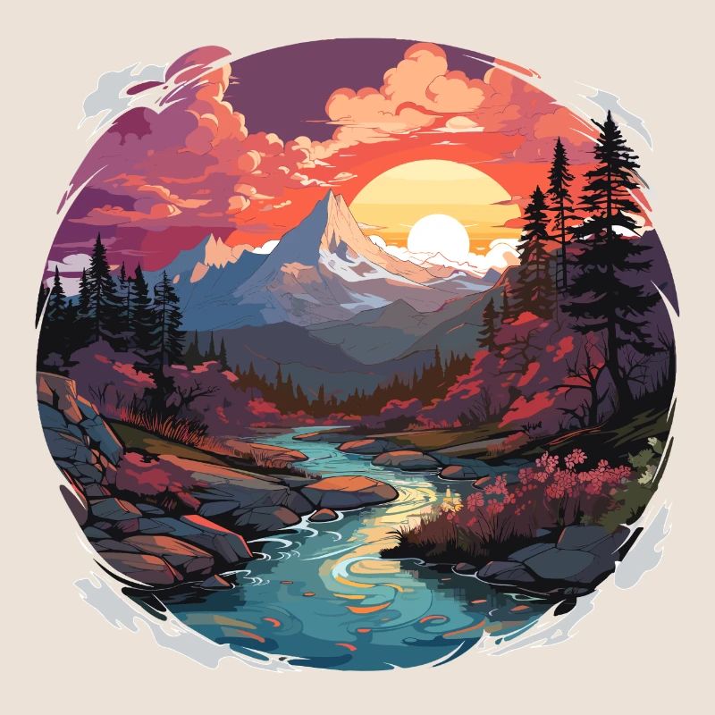 Paysage - Illustration