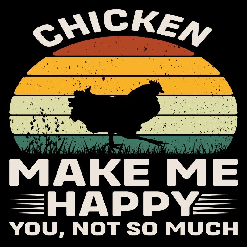 Le poulet me rend heureux