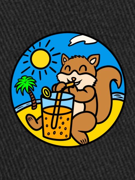 Squirrel drink juice