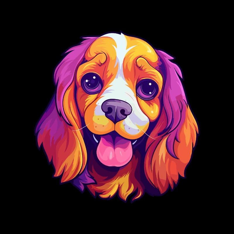 Cavalier King Charles Spaniel Hunderasse Cartoon Ka