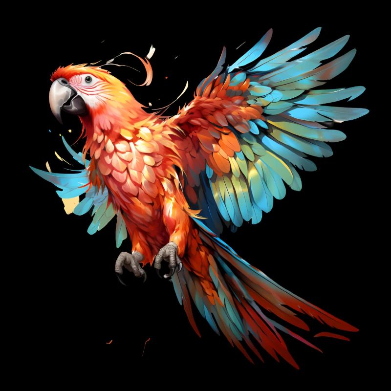 colorful parrot