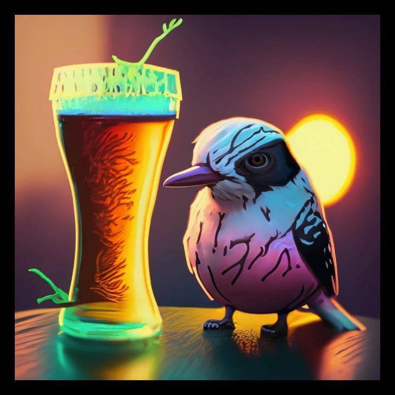 Wütender Vogel