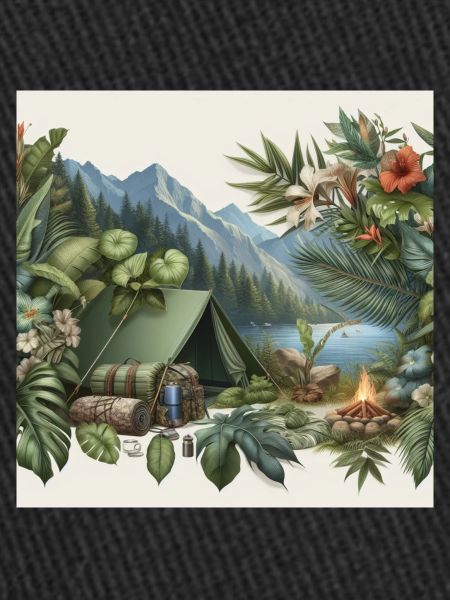 Camp in the jungle