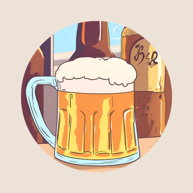 Cool beer enjoyment
