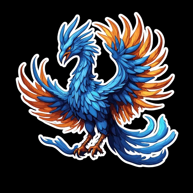 Phénix / Oiseau / Animal / Créature mythique / Feu