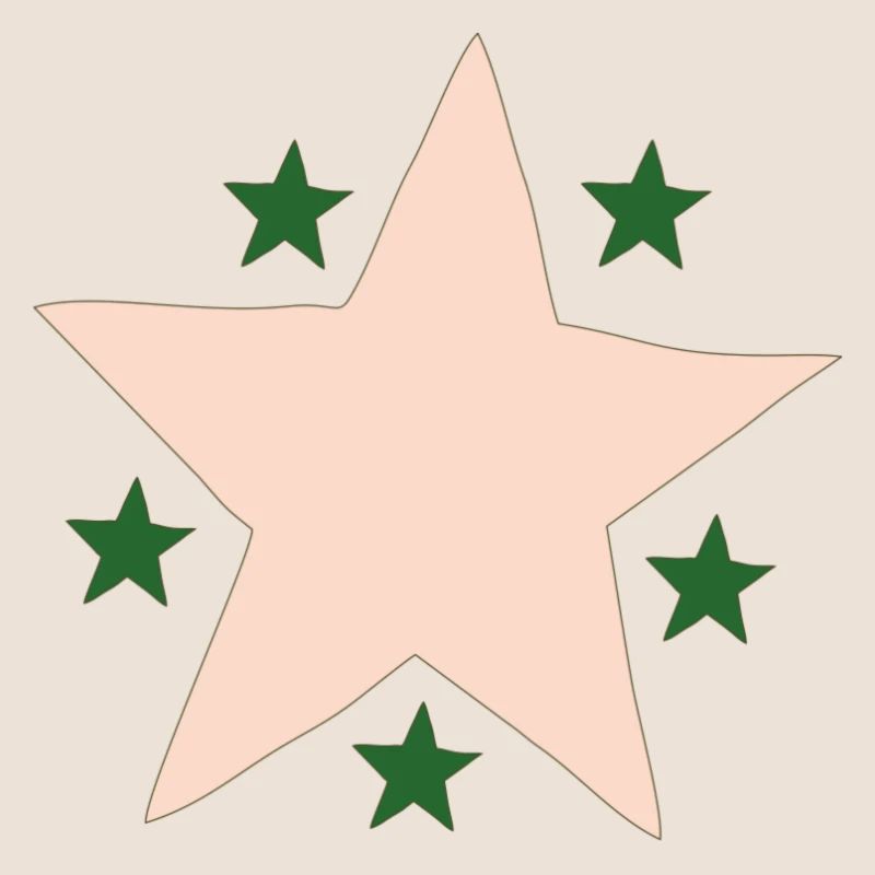 Étoile Rose Vert