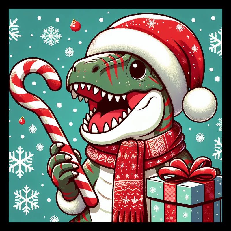 Dinosaure de Noël