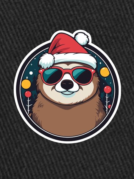 Sloth Christmas Drawing