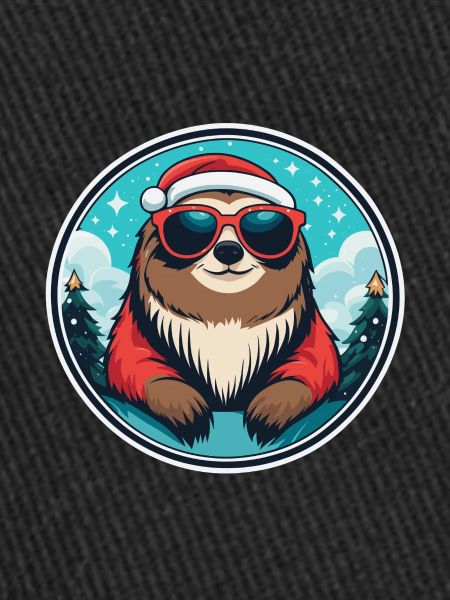 Sloth Christmas Drawing
