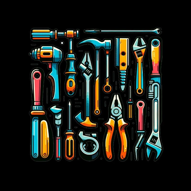 Collection d’outils divers