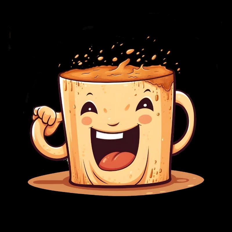 Coffee Mug with Face - For Coffee Lovers