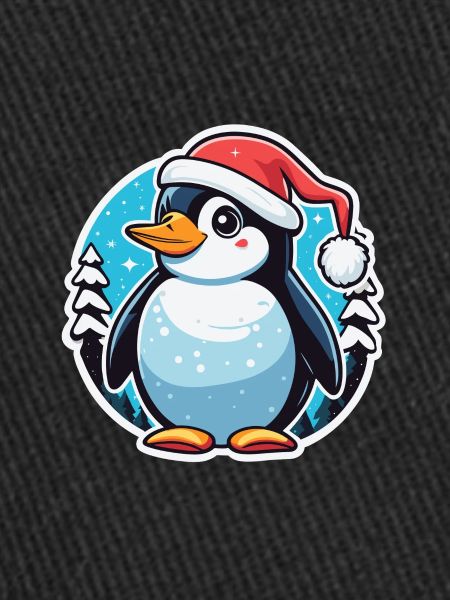 Illustration de Noël pingouin