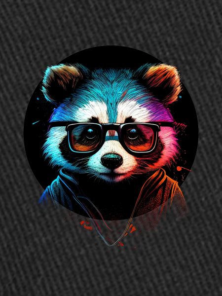 Raton laveur hipster