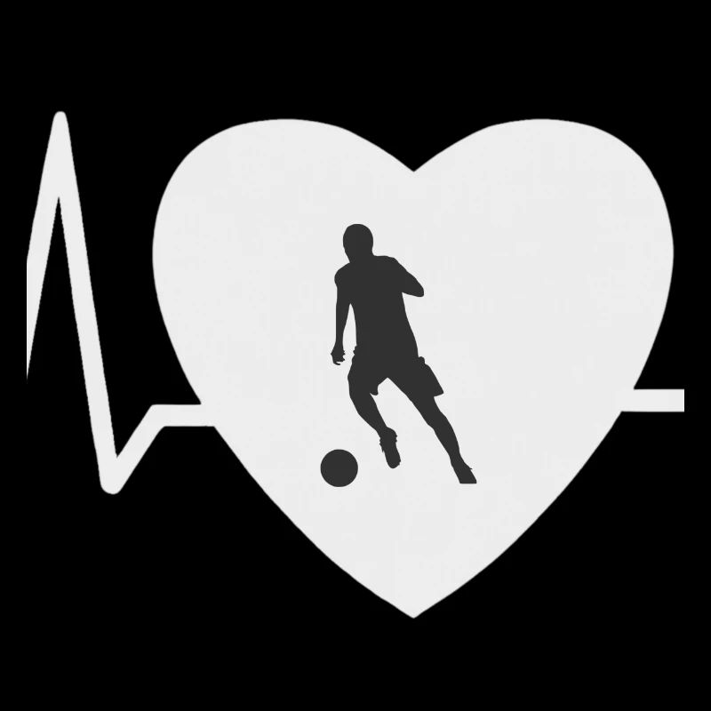 Herzschlag Fussball Liebe